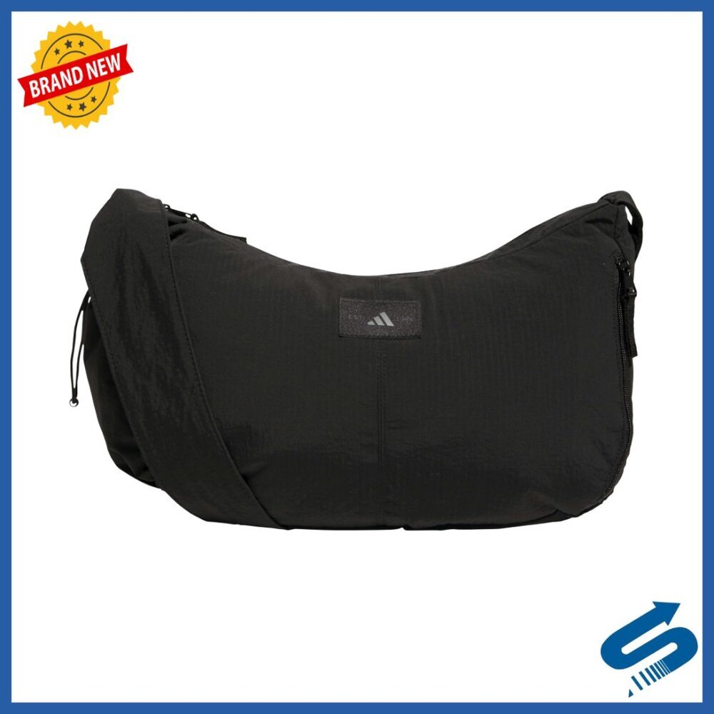 14L Nylon Crossbody Bag with Adjustable Strap and Multiple Pockets